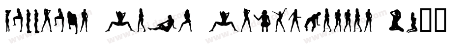 Darrians Sexy Silhouettes 2字体转换